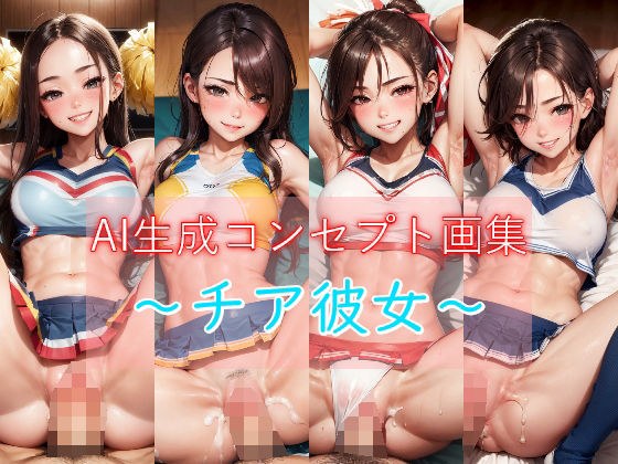 【AI生成コンセプト画集】〜チア彼女〜 メイン画像