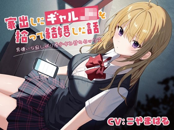 家出したギャルJKを拾って結婚した話-男嫌いな寂しがり屋少女と甘々セックス【バイノーラル】 メイン画像