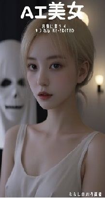 AI 美女 月夜に舞う 4 RE-EDITED メイン画像