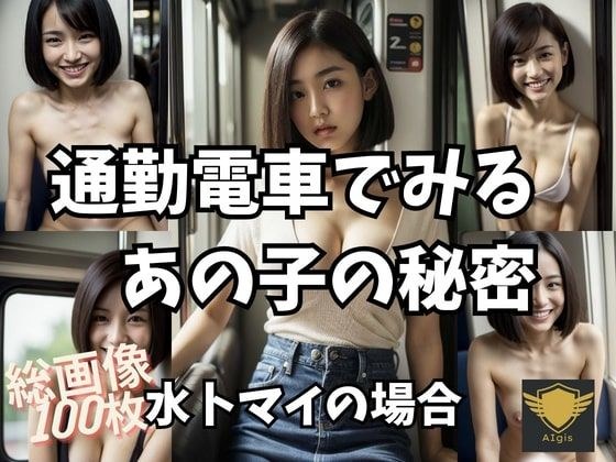 AI写真集 通勤電車でみるあの子の秘密 水卜マイ メイン画像