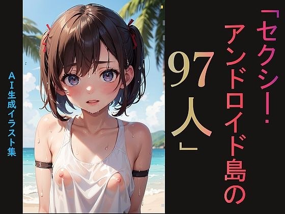 AI-generated illustration collection “97 people on sexy android island” (images can be used for commercial purposes!)