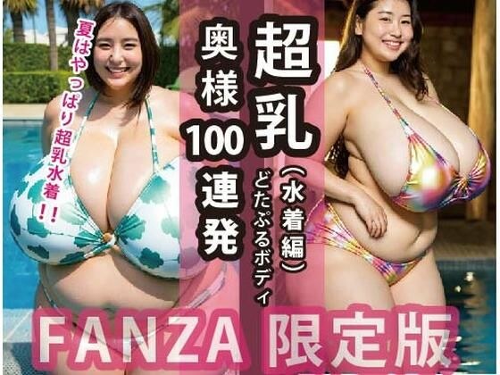 超乳奥様100連発:どたぷるボディ（水着編） メイン画像