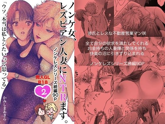 ノンケ女、レズビアン人妻にNTRます。2 メイン画像