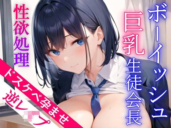 クールでボーイッシュな巨乳生徒会長が性欲処理のためにドスケベ逆レ●プ〜種付け孕ませセックス〜 メイン画像