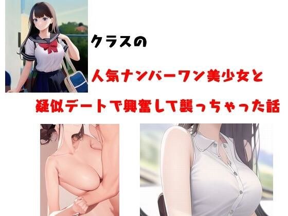 クラスの人気ナンバーワン美少女と疑似デートで興奮して襲っちゃった話 メイン画像