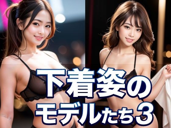 下着姿のモデルたち3 メイン画像