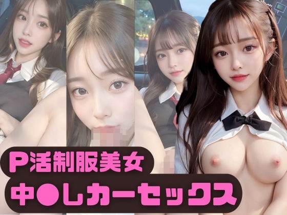 P活制服美女中出しカーセックス メイン画像