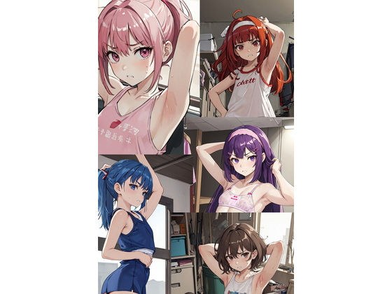 【AI作品】armpit collection vol.1 メイン画像