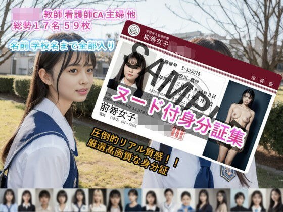 【超精細】ヌード身分証集 メイン画像