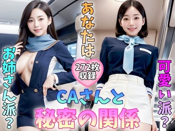 CAさんと秘密の関係 飛行機でスチュワーデスからの誘惑 可愛い派 クール派 メイン画像