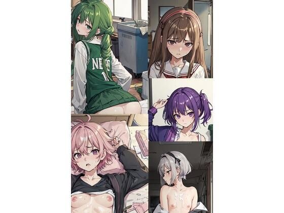 【AI作品】messy room collection vol.3 メイン画像