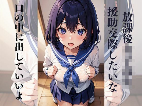 你可以大声说出来。放学后我想和一个女高中生约会。 メイン画像