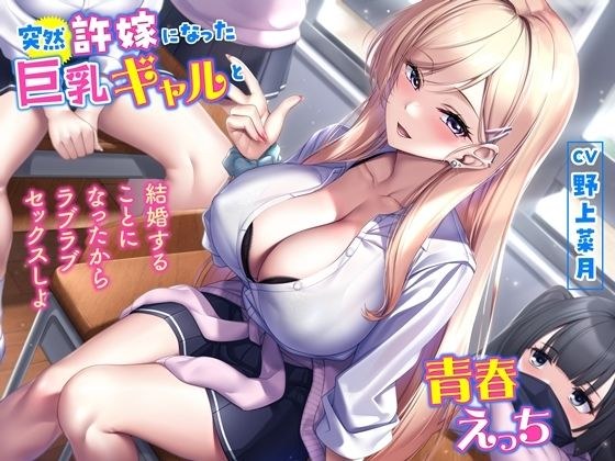 突然許嫁になった巨乳ギャルと青春えっち-結婚することになったからラブラブセックスしよ【バイノーラル】 メイン画像