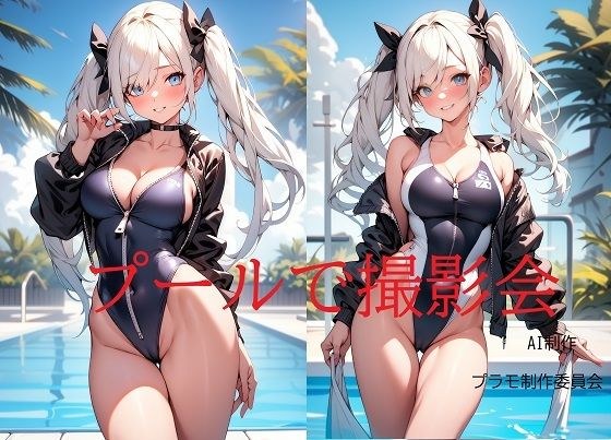 プールで撮影会 メイン画像