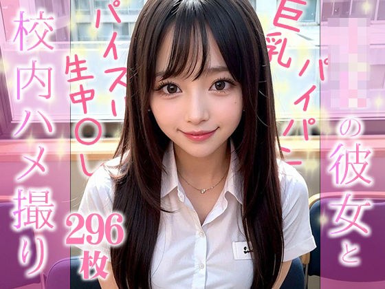 女子校生のパイパン彼女と校内ハメ撮りセックス メイン画像