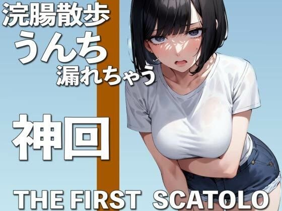 Even when I take a walk while holding back my poop, I end up leaking THE FIRST SCATOLO [scat/defecation] メイン画像
