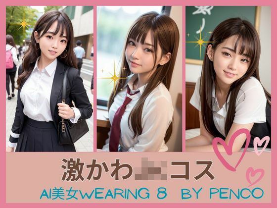 AI美女wearing〜シリーズ8〜激かわJKコス 検査済japanese日本人 美人 美少女 女子校生 女子校生 学校 学園 制服 生徒 教師 グラビア写真集 アイドル 可愛い 激カワ 非エロ 巨乳 並乳 むちむち スポーツ コスプレ AI生成 メイン画像