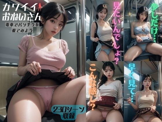 カワイイおねいさん-電車でパンチラを視てみよう- メイン画像