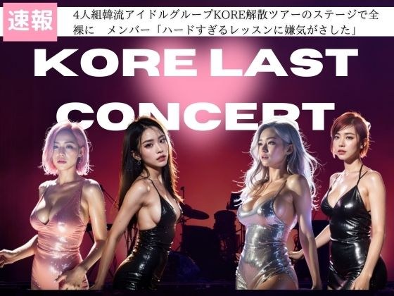 4人組韓流アイドルグループKORE解散ツアーのステージで全裸に メンバー「ハードすぎるレッスンに嫌気がさした」 メイン画像