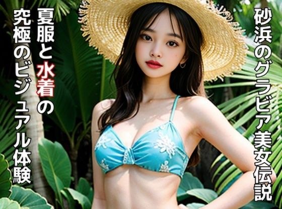グラビア超絶AI美女! 砂浜のAIグラドル美女伝説 メイン画像