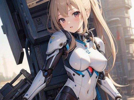 Armor suit style beautiful girl