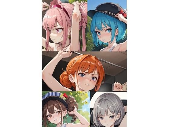 【AI作品】armpit collection vol.5 メイン画像