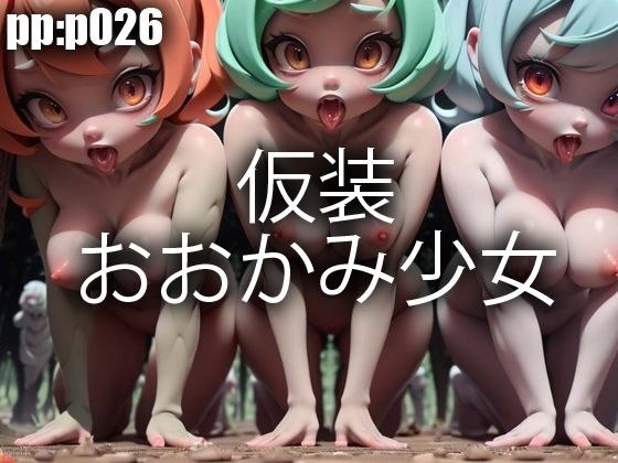 仮装おおかみ少女 メイン画像