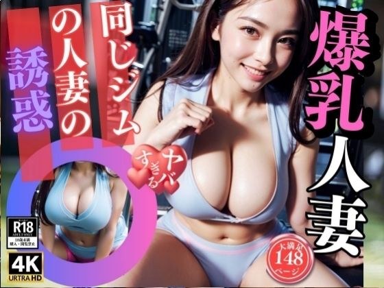 Can you resist the temptation from the big-breasted beautiful married women you often meet at the gym? メイン画像