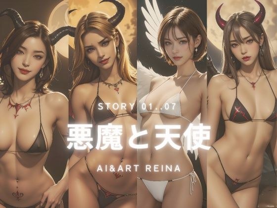 魔鬼与天使 (万圣节特别 01-07) 丽奈、霞、遥、小月、葵、直美 メイン画像
