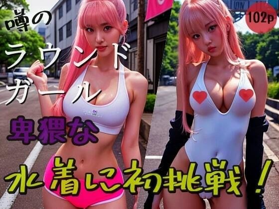 噂のラウンドガール 卑猥な水着に初挑戦！ メイン画像