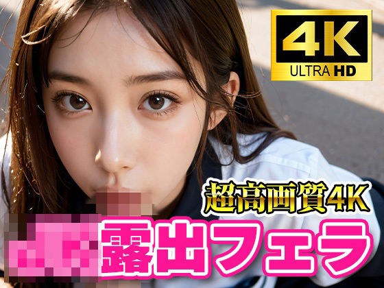 女子校生 露出フェラチオ【4K超高画質】JK メイン画像