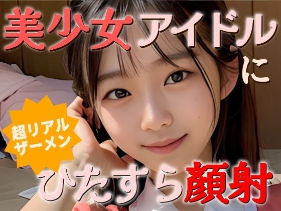 美少女アイドルにひたすら顔射 メイン画像
