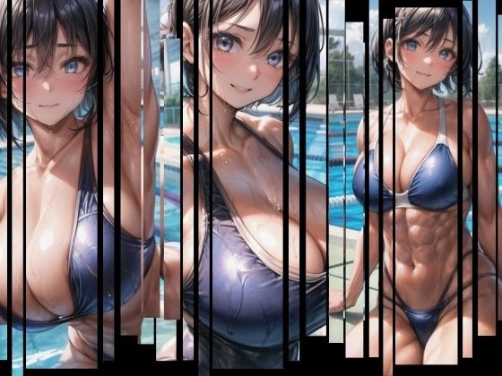 巨乳筋肉水泳部 プールって良いよね 257枚 メイン画像