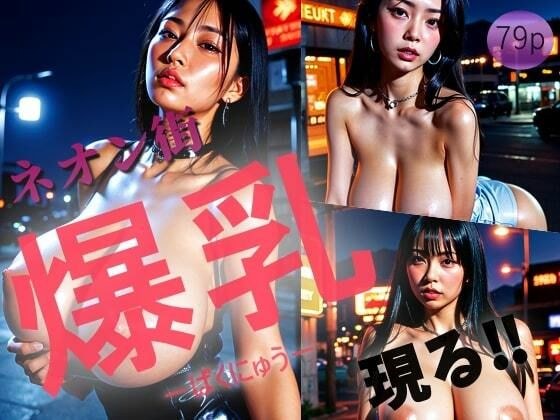 ネオン街【爆乳ーばくにゅーー】現る！！ メイン画像