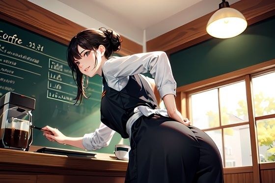 AI生成 素敵な尻の女性 vol.1 メイン画像