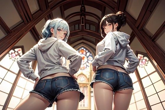 AI生成 素敵な尻の女性 vol.2 メイン画像