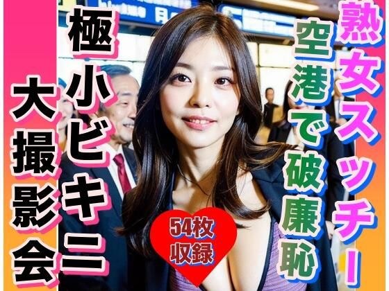 成熟的 CA - 机场的小比基尼拍照会 メイン画像