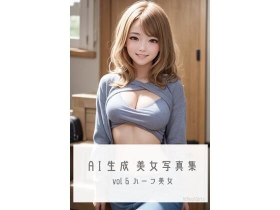 AI生成美女写真集 vol6 ハーフ美女 メイン画像
