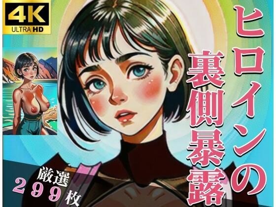 綺麗系のヒロイン ハードコアな淫乱痴女はえちえちな巨乳処女 裏側暴露 メイン画像