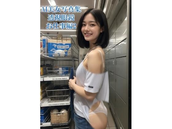 AI美女写真集 透視眼鏡 お仕事編2 メイン画像
