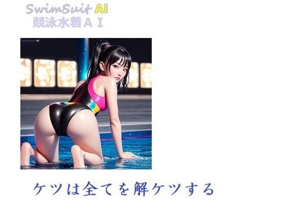 ケツは全てを解ケツする!【競泳水着AI】 メイン画像