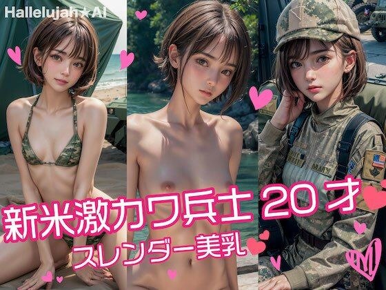 New super cute soldier 20 years old★Slender beautiful breasts メイン画像