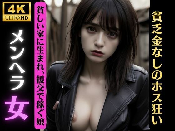 メンヘラ女 〜貧乏金なし援交で稼ぐ 浪費癖でホストに狂い精神保つ美女〜 メイン画像