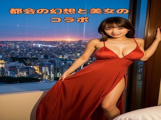 都会の幻想と美女のコラボ メイン画像