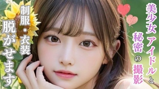 美少女アイドルと秘密の撮影〜制服と衣装全部脱がせます〜 メイン画像