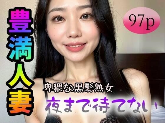 【豊満人妻】卑猥な黒髪熟女〜夜まで待てない〜 メイン画像