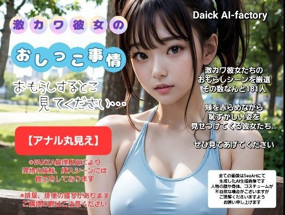激カワ彼女のおしっこ事情 おもらしするとこ見てください… メイン画像