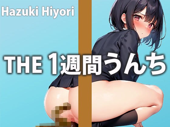 アナルからのうんち総重量1Kg超え！硬いうんこも柔らかい排便も1週間かけてひたすら収録！美少女の肛門がミチミチと音を響かせ続けます【葉月 ひより】 メイン画像