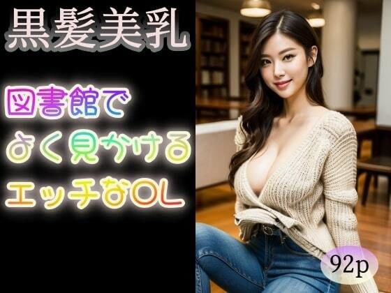 [黑发美乳] 图书馆里经常见到的调皮白领女郎 メイン画像