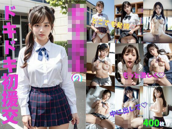 A schoolgirl's exciting first compensated date メイン画像